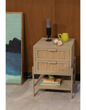 DU - SIDE TABLE BEDSTAND YASU BEIGE