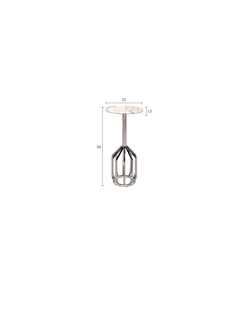 SALERNO M Side Table 