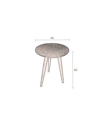 BRASS Side Table 