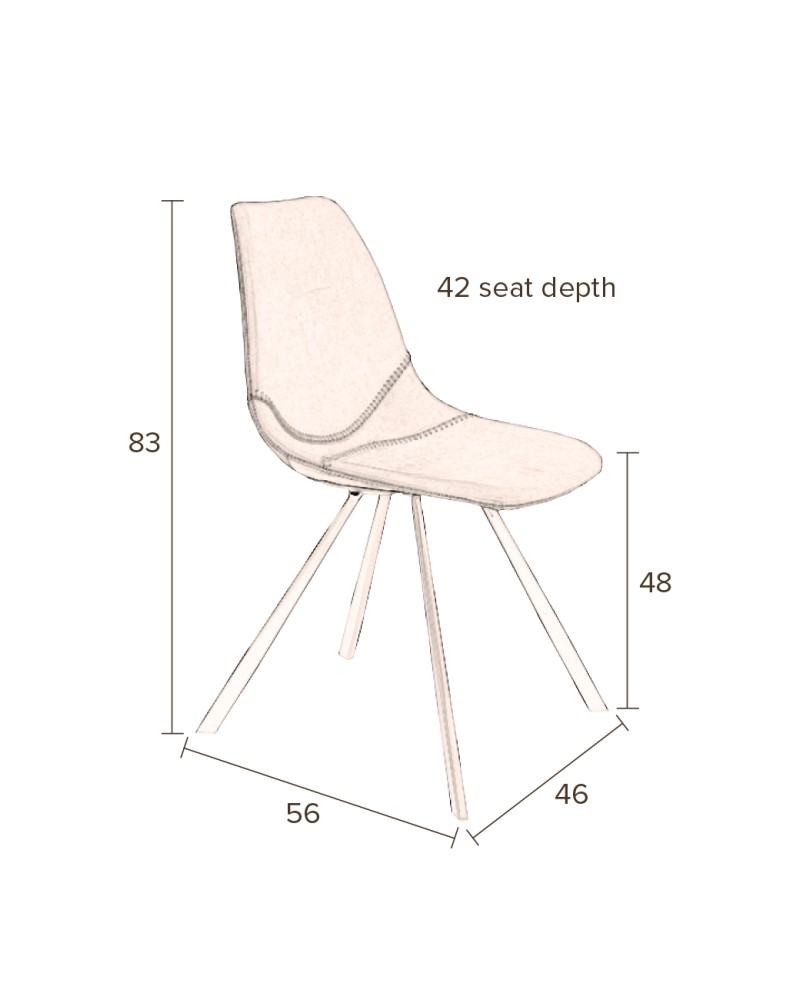FRANKY Chair | Brown