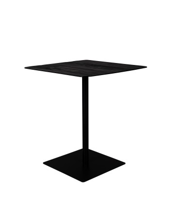 DU - COUNTER TABLE BRAZA SQUARE BLACK