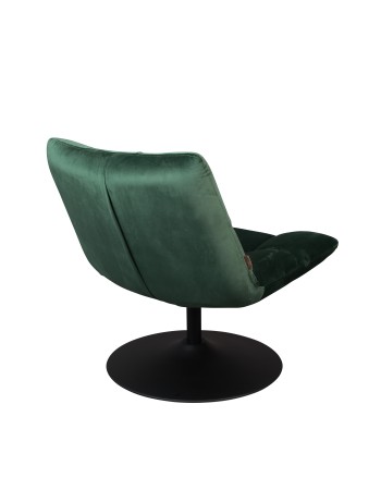 DU - LOUNGE CHAIR BAR VELVET GREEN