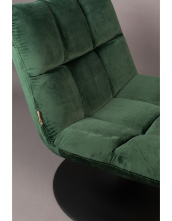 DU - LOUNGE CHAIR BAR VELVET GREEN