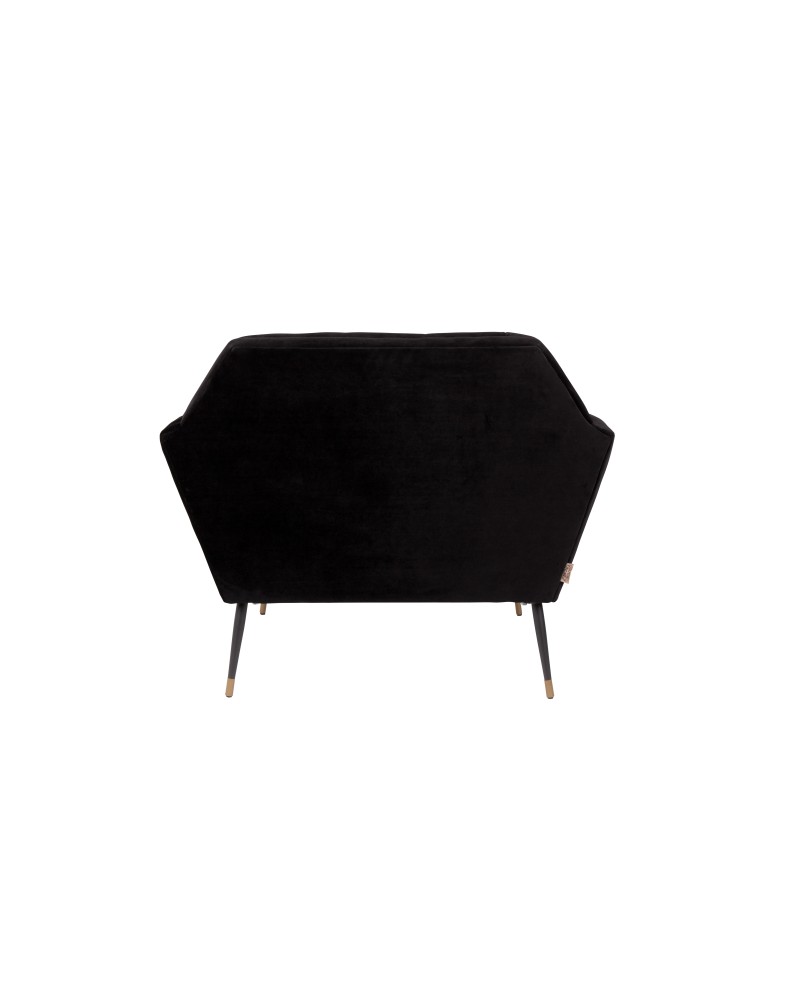 DU - LOUNGE CHAIR KATE BLACK