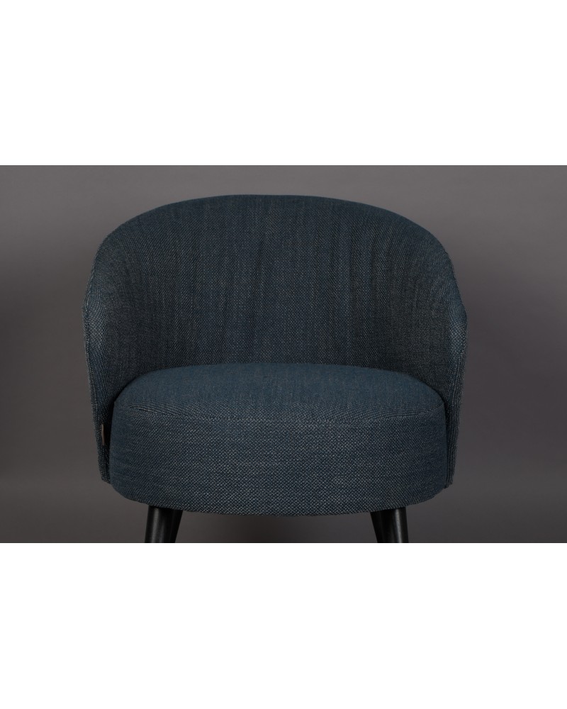 DU - LOUNGE CHAIR WALDO BLUE