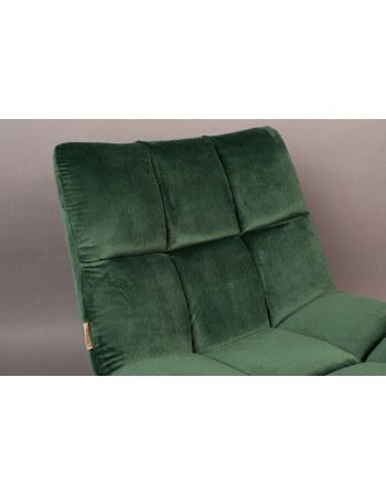 DU - LOUNGE CHAIR BAR VELVET GREEN