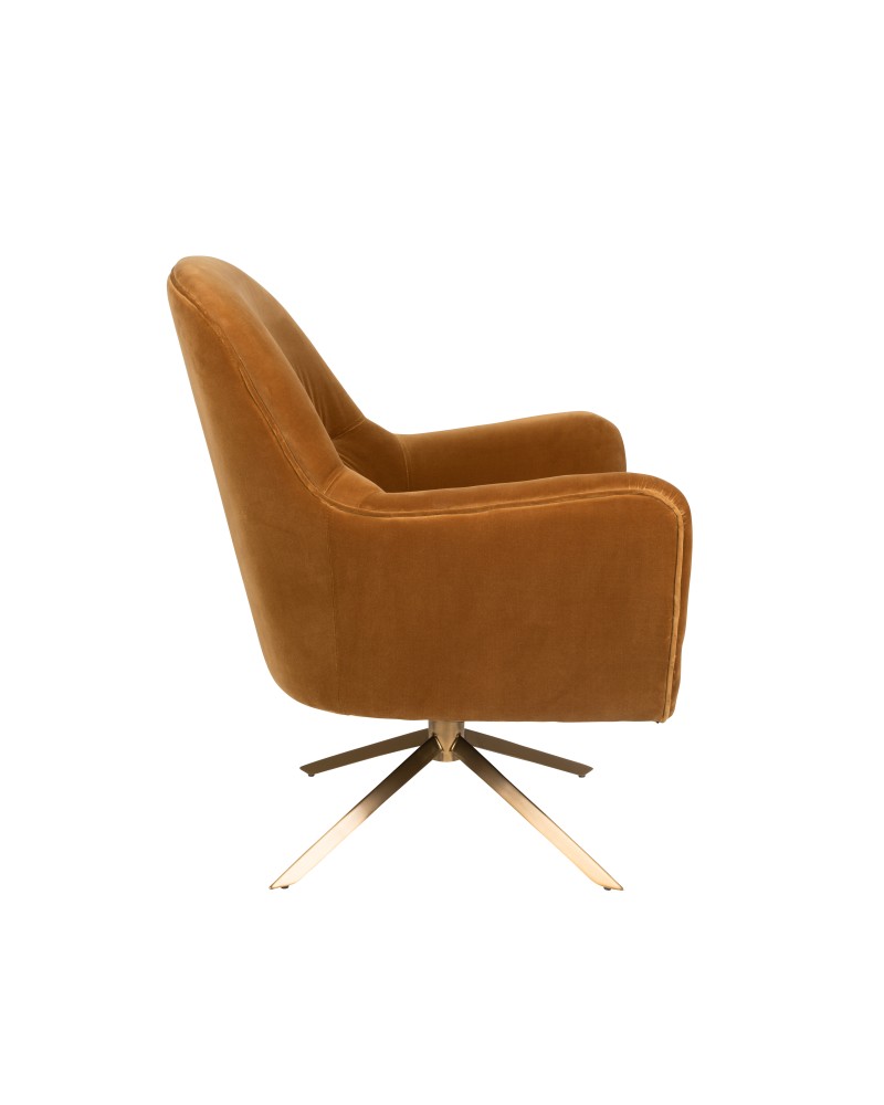 DU - LOUNGE CHAIR ROBUSTO WHISKEY FR