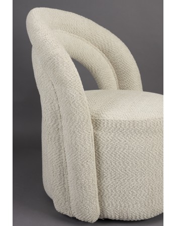DU - LOUNGE CHAIR SEINA SWIVEL BEIGE