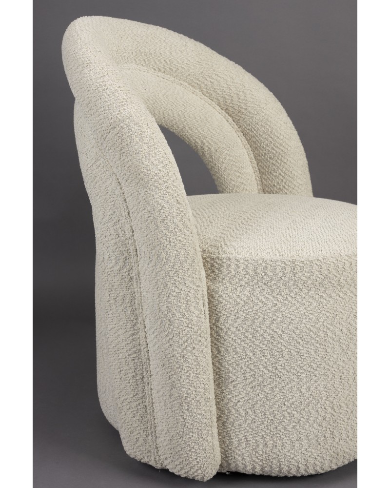 DU - LOUNGE CHAIR SEINA SWIVEL BEIGE