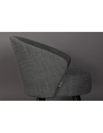 DU - LOUNGE CHAIR WALDO ANTHRACITE