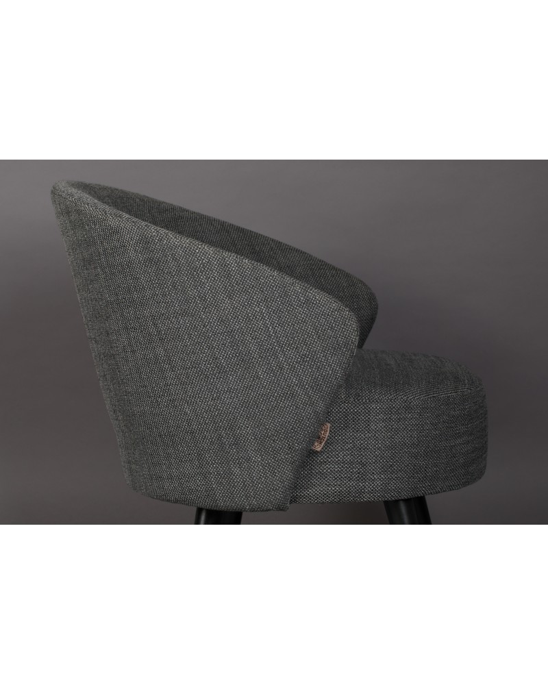 DU - LOUNGE CHAIR WALDO ANTHRACITE