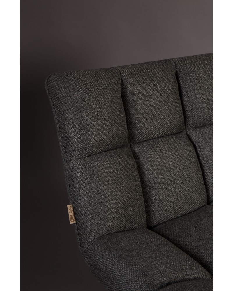 DU - LOUNGE CHAIR BAR DARK GREY