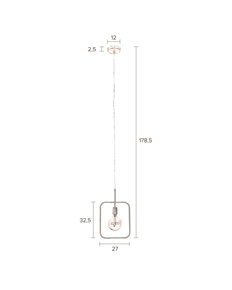 DU - PENDANT LAMP CUBO