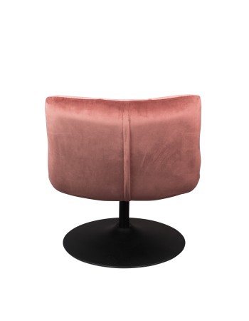 DU - LOUNGE CHAIR BAR VELVET OLD PINK