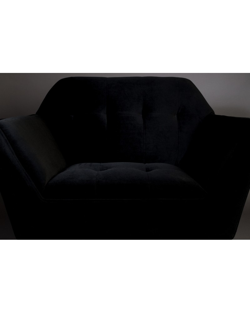 DU - LOUNGE CHAIR KATE BLACK