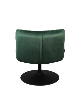 DU - LOUNGE CHAIR BAR VELVET GREEN