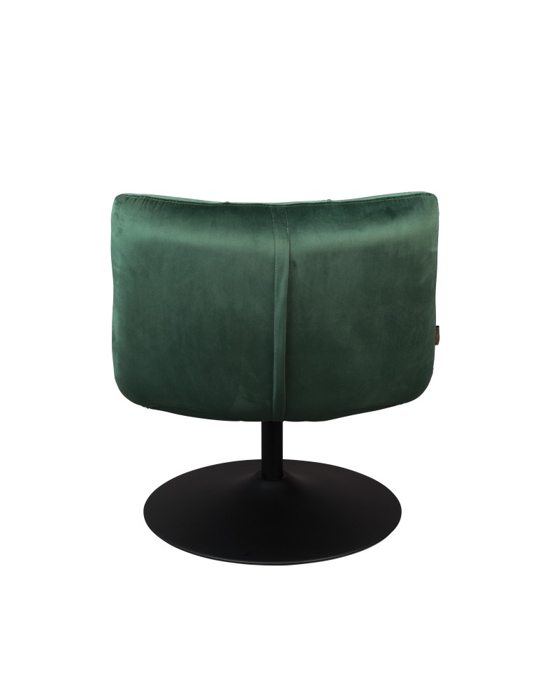 DU - LOUNGE CHAIR BAR VELVET GREEN