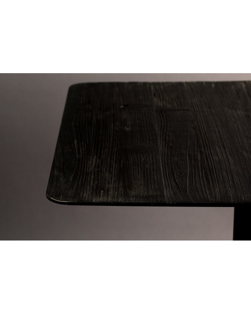 DU - COUNTER TABLE BRAZA SQUARE BLACK