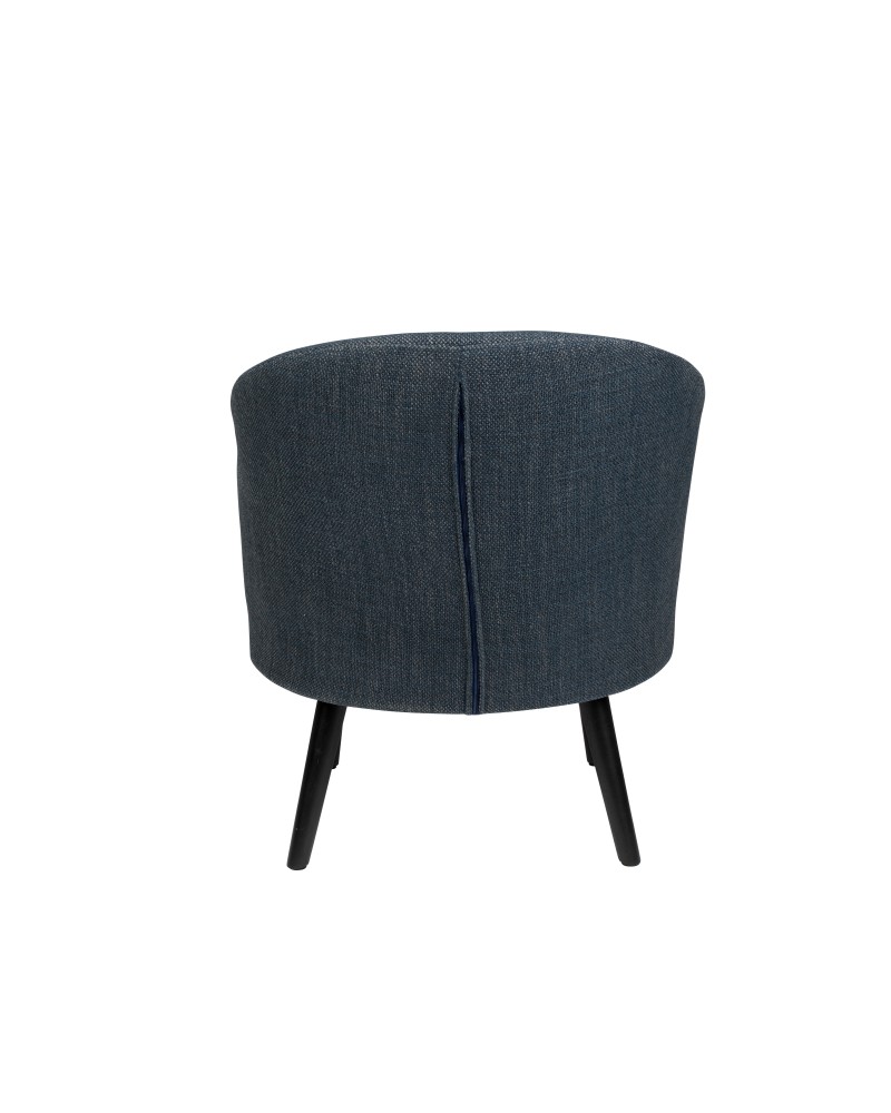 DU - LOUNGE CHAIR WALDO BLUE