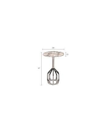 SALERNO S Side Table 