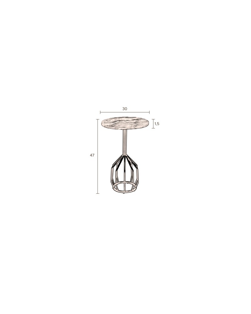 SALERNO S Side Table 