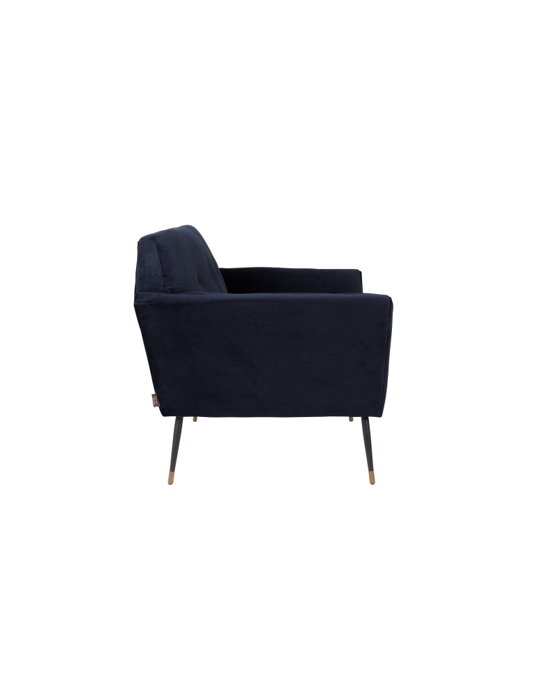 DU - LOUNGE CHAIR KATE DEEP BLUE