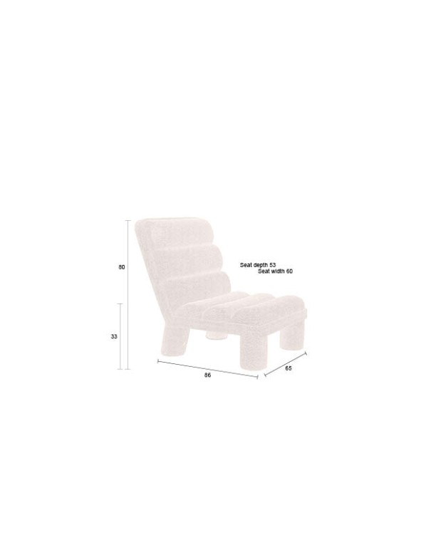 FERN Lounge Chair | Beige