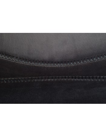 FRANKY Counter Stool | Velvet Grey, Black legs
