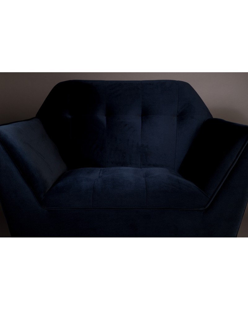 DU - LOUNGE CHAIR KATE DEEP BLUE