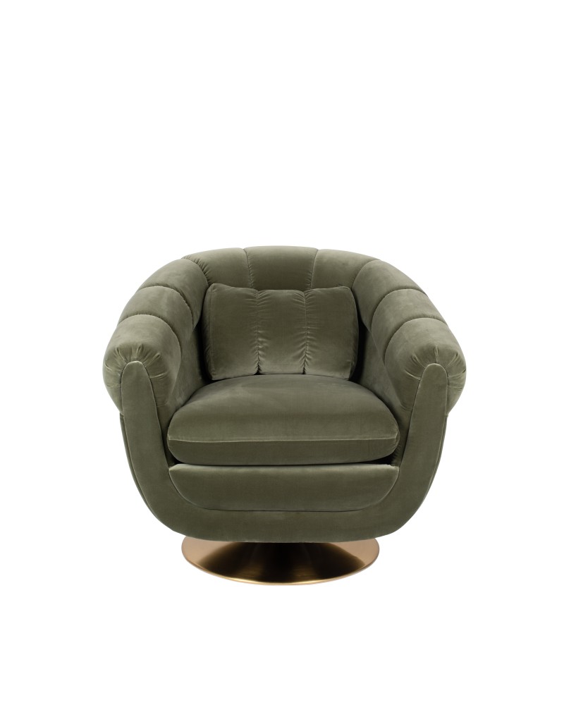 DU - LOUNGE CHAIR MEMBER OLIVE