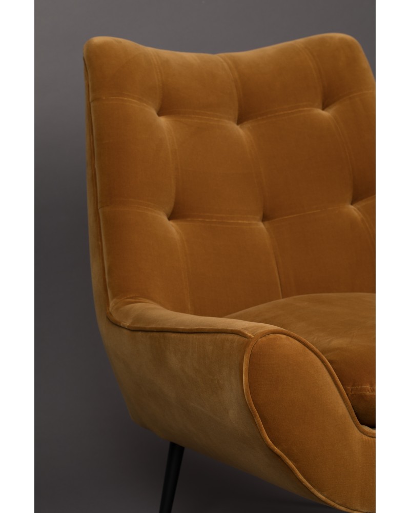 DU - LOUNGE CHAIR GLODIS WHISKEY