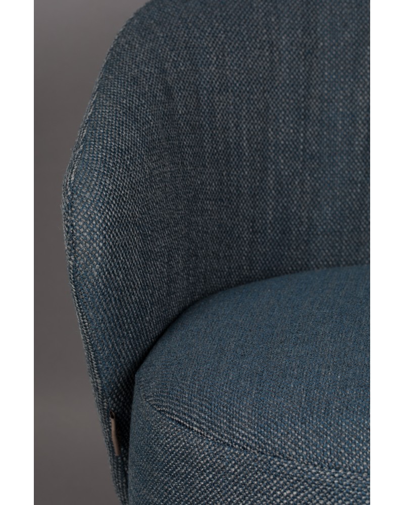 DU - LOUNGE CHAIR WALDO BLUE