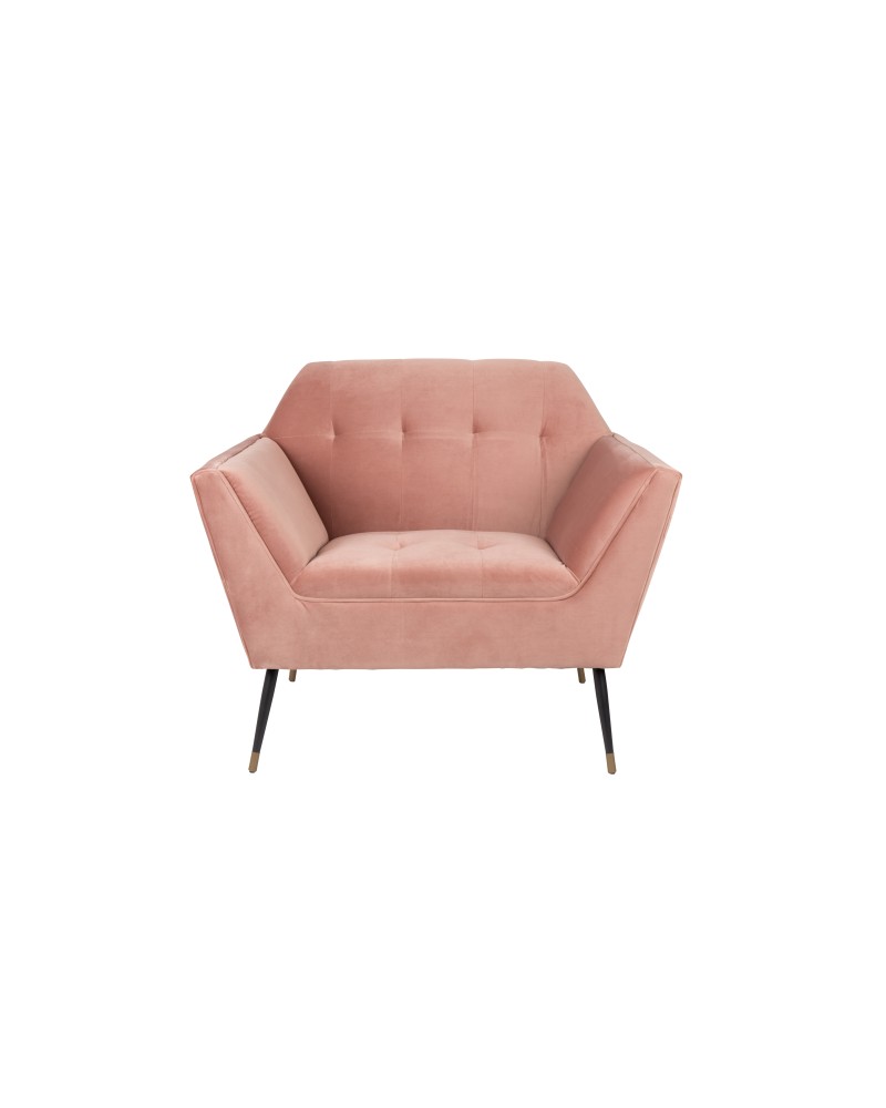 DU - LOUNGE CHAIR KATE PINK CLAY