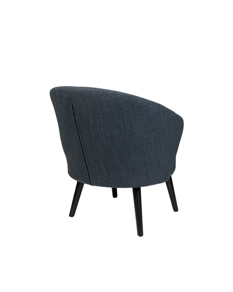 DU - LOUNGE CHAIR WALDO BLUE