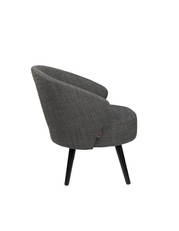DU - LOUNGE CHAIR WALDO ANTHRACITE