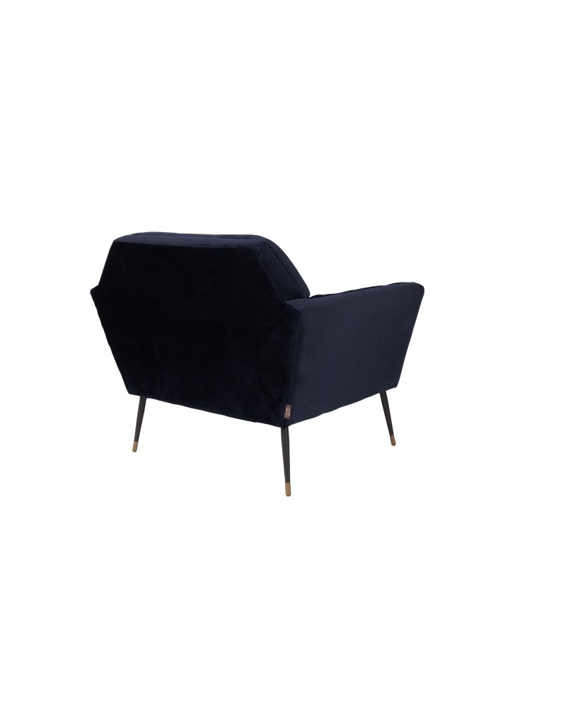DU - LOUNGE CHAIR KATE DEEP BLUE