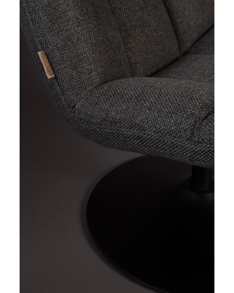 DU - LOUNGE CHAIR BAR DARK GREY