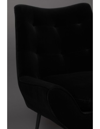 DU - LOUNGE CHAIR GLODIS NERO