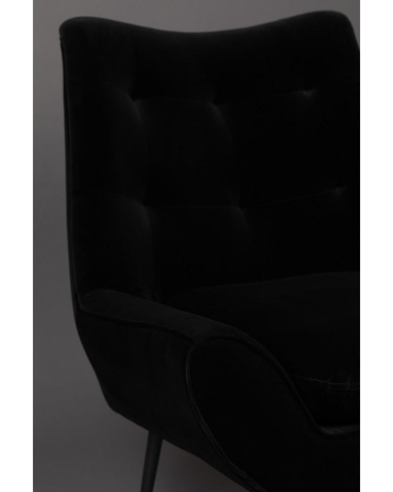 DU - LOUNGE CHAIR GLODIS NERO
