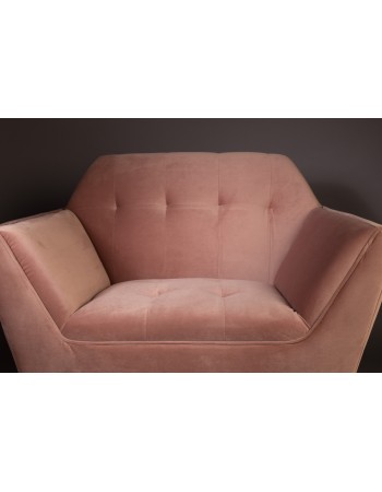DU - LOUNGE CHAIR KATE PINK CLAY