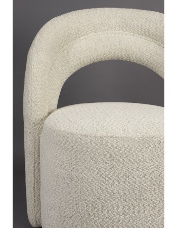 DU - LOUNGE CHAIR SEINA SWIVEL BEIGE