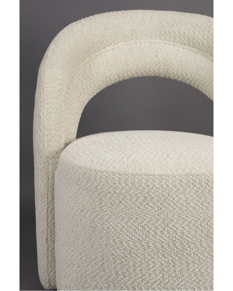 DU - LOUNGE CHAIR SEINA SWIVEL BEIGE