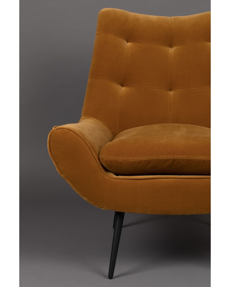 DU - LOUNGE CHAIR GLODIS WHISKEY