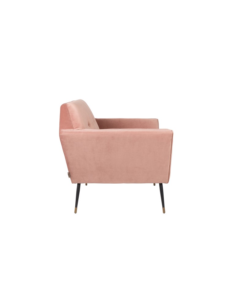DU - LOUNGE CHAIR KATE PINK CLAY