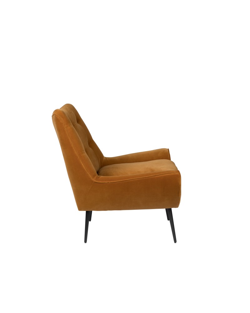 DU - LOUNGE CHAIR GLODIS WHISKEY