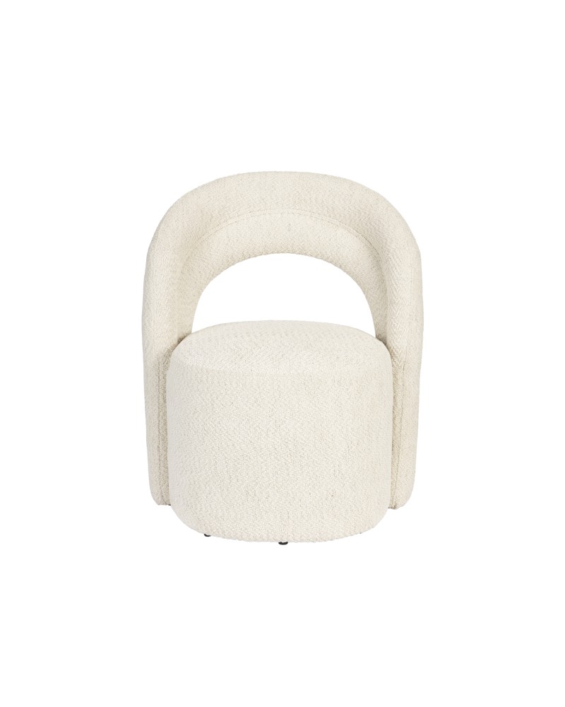 DU - LOUNGE CHAIR SEINA SWIVEL BEIGE