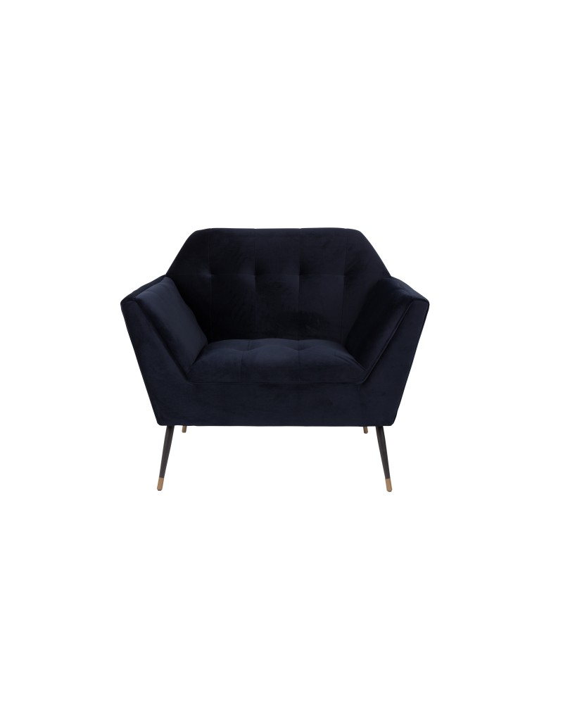DU - LOUNGE CHAIR KATE DEEP BLUE