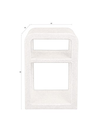DU - SIDE TABLE BED VEDA