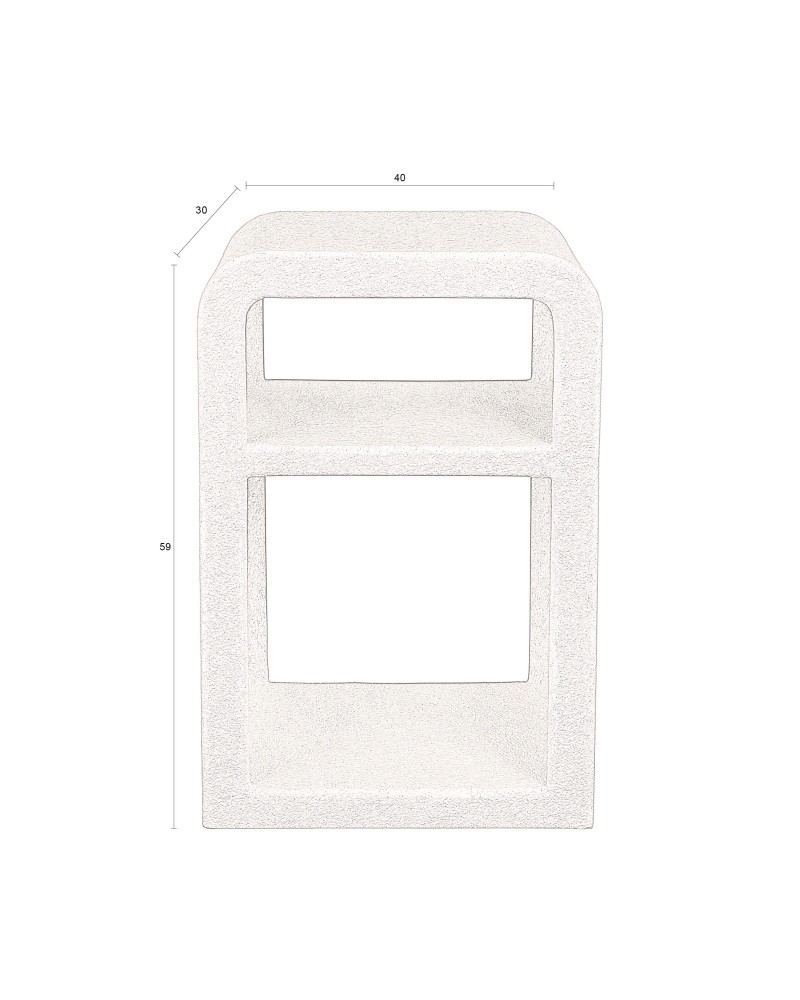 DU - SIDE TABLE BED VEDA