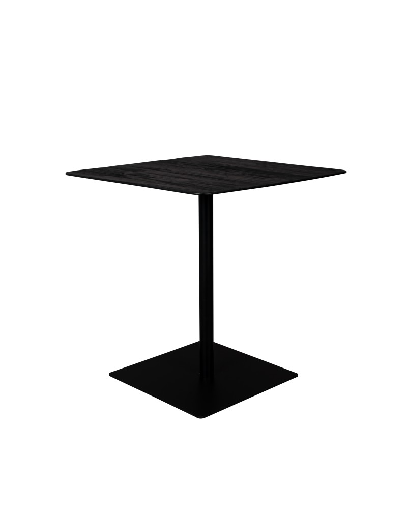 BRAZA Bistro Table Square | Black